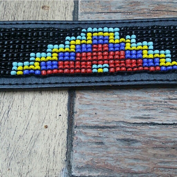 Beaded boho belt southwest style extra small - Picture 3 of 4